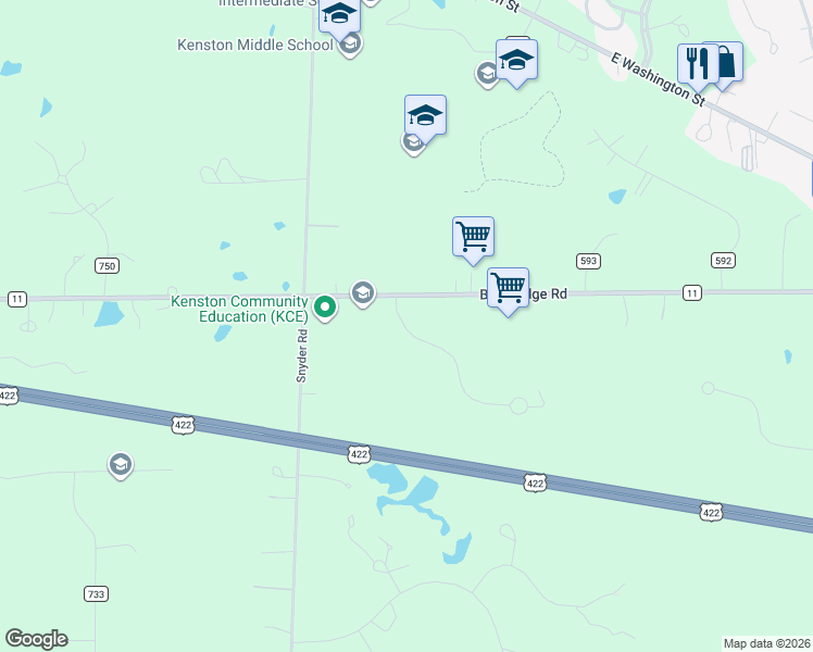 map of restaurants, bars, coffee shops, grocery stores, and more near in Geauga County