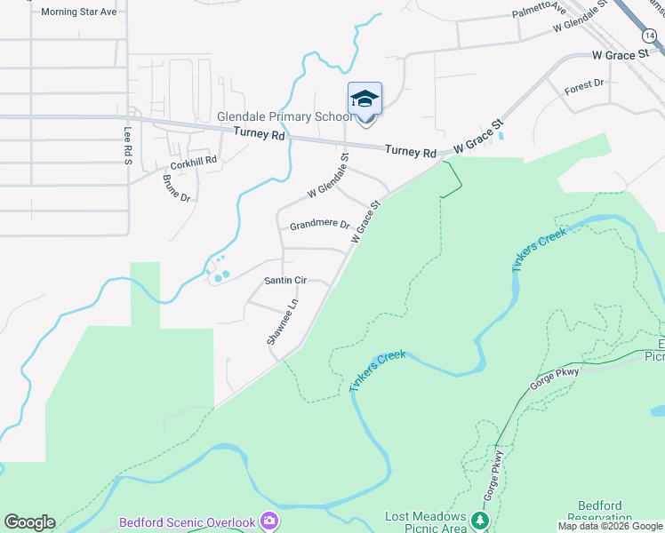 map of restaurants, bars, coffee shops, grocery stores, and more near 513 Button Road in Bedford