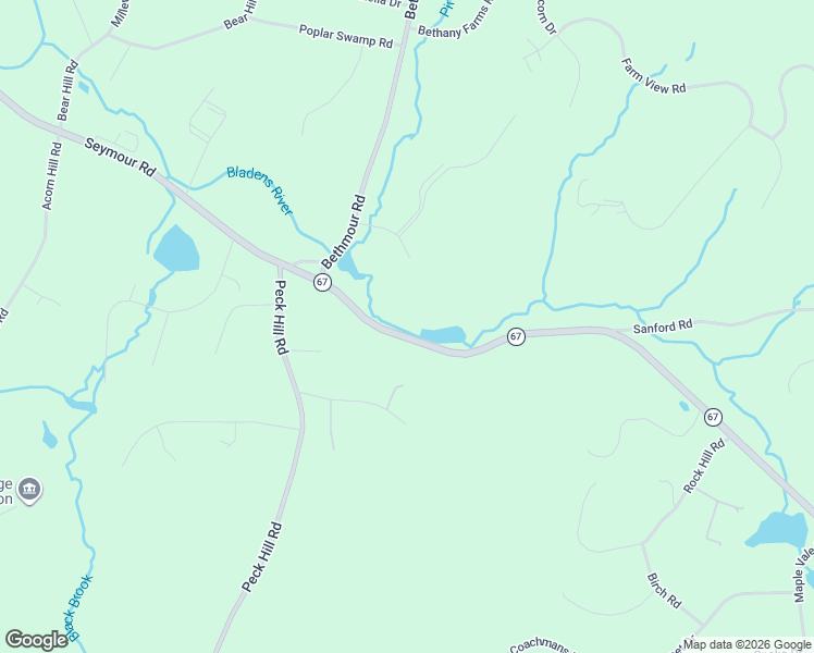map of restaurants, bars, coffee shops, grocery stores, and more near 181 Seymour Road in Woodbridge