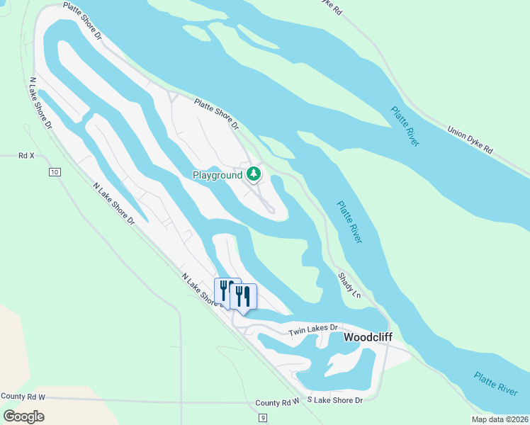 map of restaurants, bars, coffee shops, grocery stores, and more near Timber Lane in Fremont