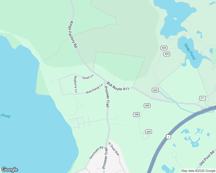 map of restaurants, bars, coffee shops, grocery stores, and more near 160 BIA Route 411 in Charlestown