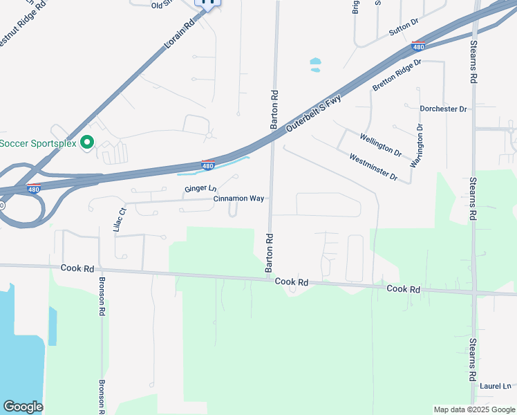 map of restaurants, bars, coffee shops, grocery stores, and more near 7100 Barton Road in North Olmsted