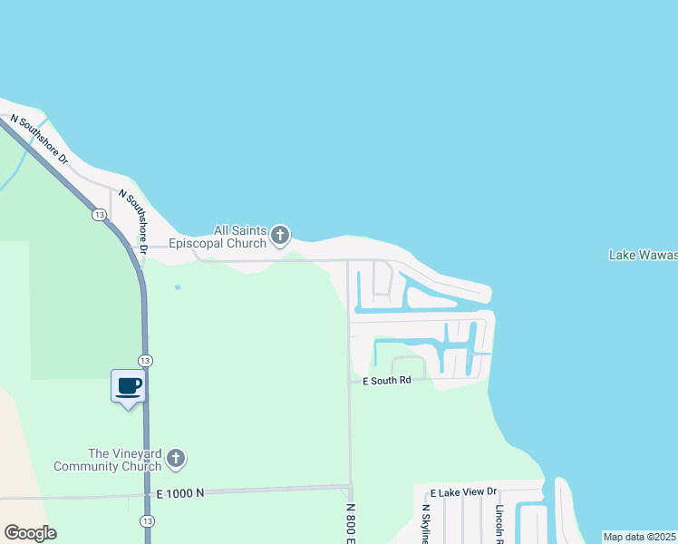 map of restaurants, bars, coffee shops, grocery stores, and more near 8024 East Highland View Drive in Syracuse