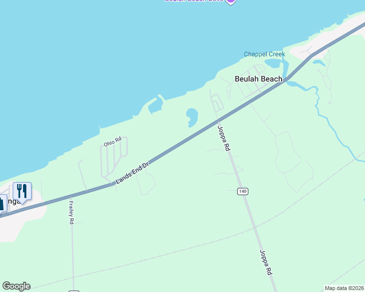 map of restaurants, bars, coffee shops, grocery stores, and more near 5605 West Lake Road in Vermilion