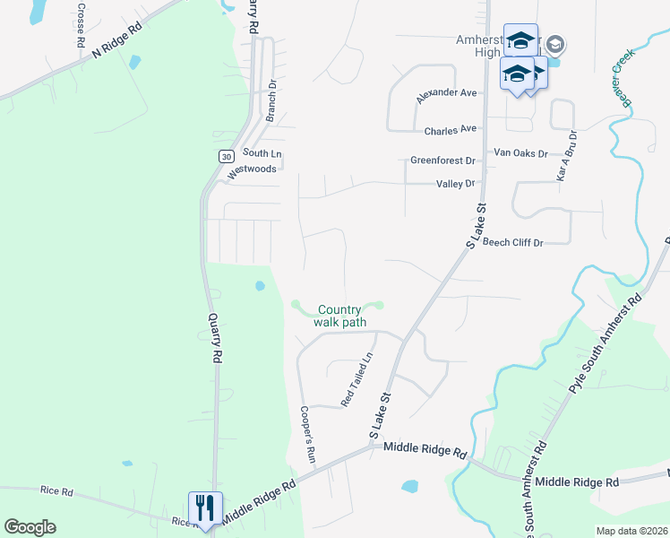 map of restaurants, bars, coffee shops, grocery stores, and more near 886 Chestnut Lane in Amherst