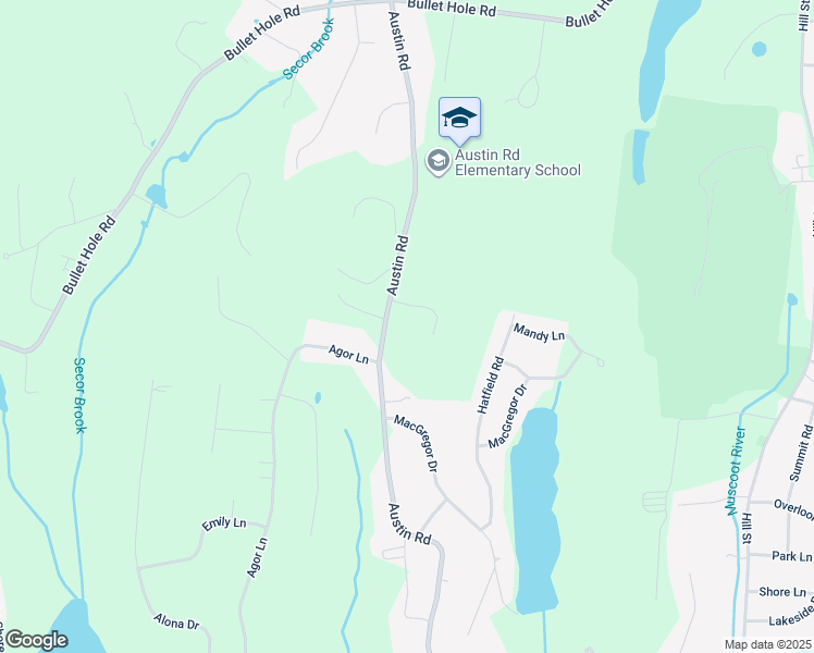 map of restaurants, bars, coffee shops, grocery stores, and more near 326 Austin Road in Mahopac