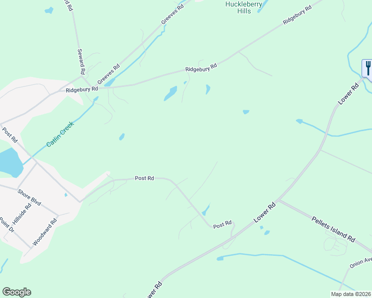 map of restaurants, bars, coffee shops, grocery stores, and more near 106 Post Road in Slate Hill