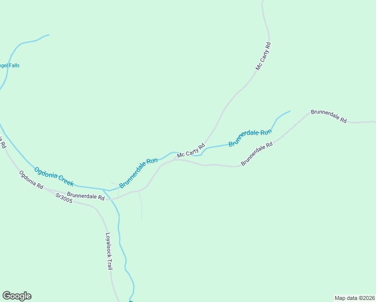 map of restaurants, bars, coffee shops, grocery stores, and more near Mc Carty Road in Muncy Valley