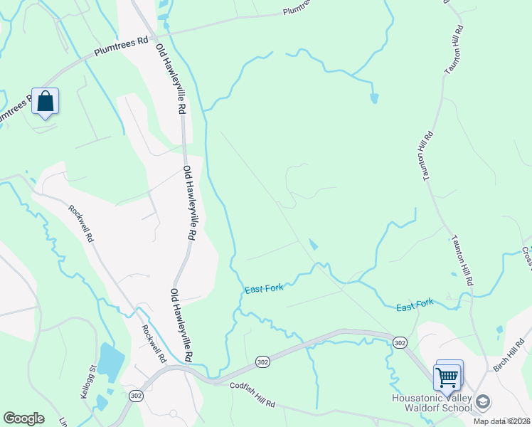 map of restaurants, bars, coffee shops, grocery stores, and more near 34 Shelley Road in Bethel