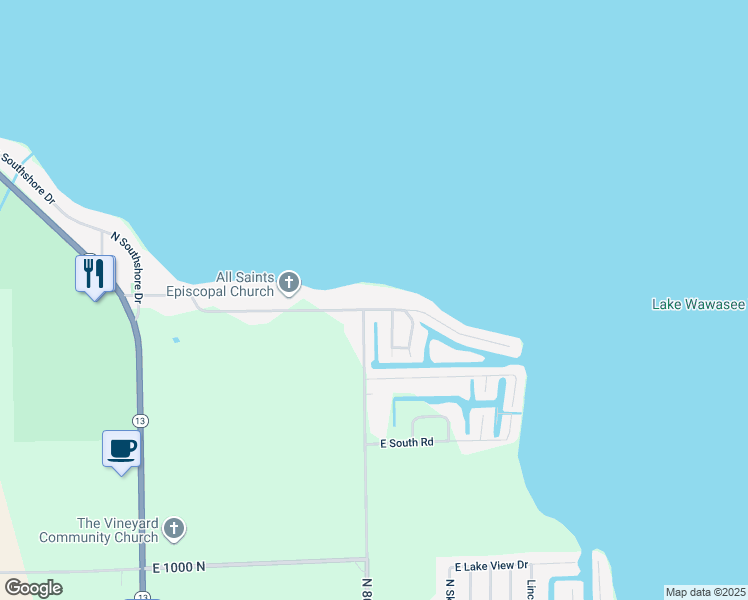 map of restaurants, bars, coffee shops, grocery stores, and more near 8024 East Highland View Drive in Syracuse