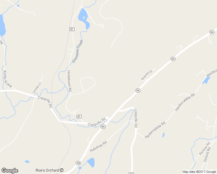 map of restaurants, bars, coffee shops, grocery stores, and more near 46 Rose Ann Lane in Chester