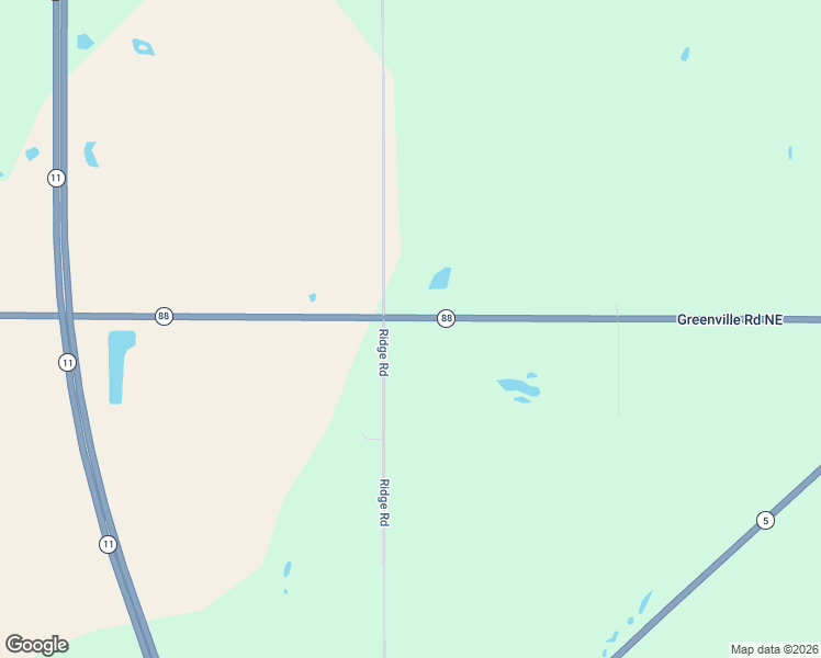 map of restaurants, bars, coffee shops, grocery stores, and more near 3522 Greenville Road Northeast in Cortland