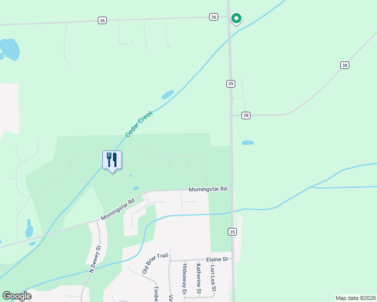 map of restaurants, bars, coffee shops, grocery stores, and more near 2054 Albatross Way in DeKalb County