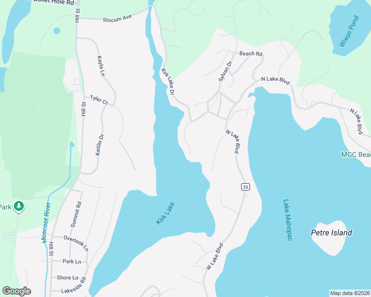 map of restaurants, bars, coffee shops, grocery stores, and more near 74 Lillian Road in Mahopac