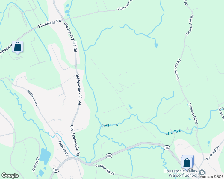 map of restaurants, bars, coffee shops, grocery stores, and more near 34 Shelley Road in Bethel