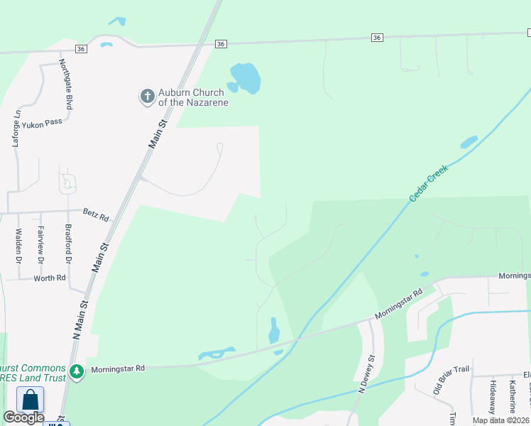 map of restaurants, bars, coffee shops, grocery stores, and more near 2025 Approach Drive in Auburn