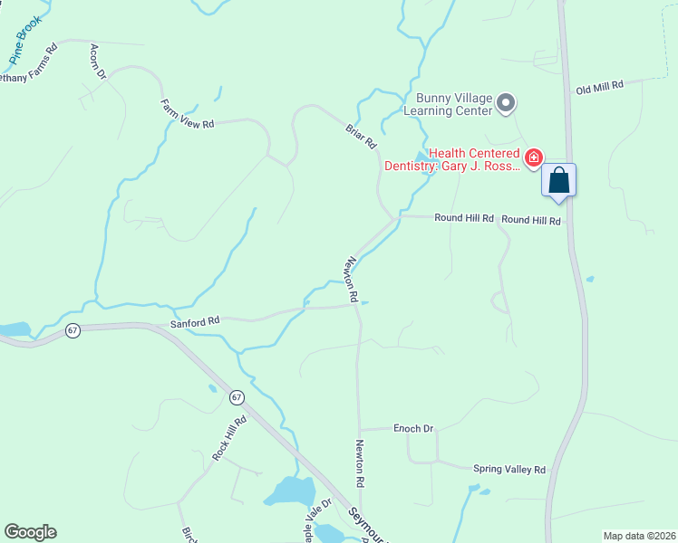 map of restaurants, bars, coffee shops, grocery stores, and more near 377 Newton Road in Woodbridge