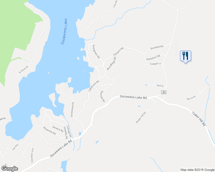 map of restaurants, bars, coffee shops, grocery stores, and more near 37 Sawmill Road in Putnam Valley