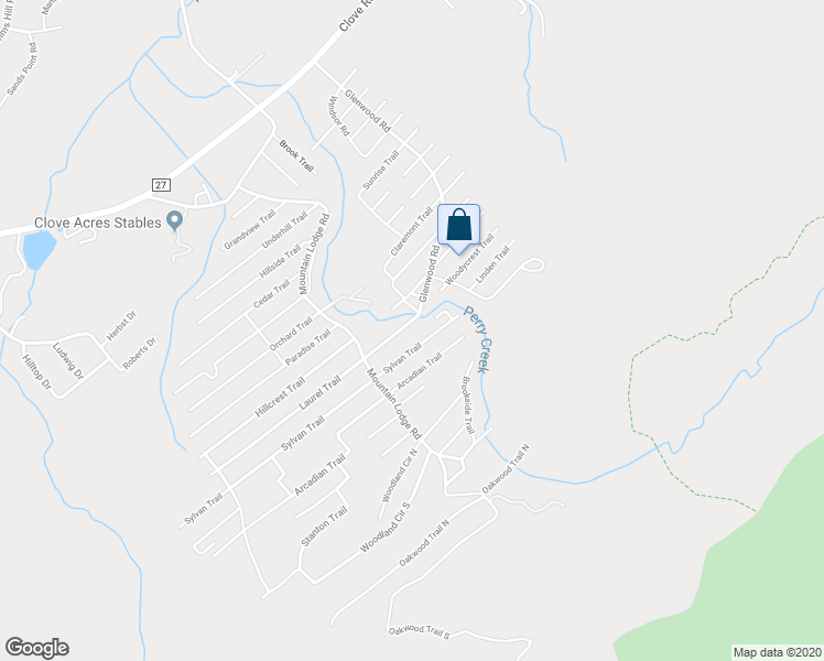 map of restaurants, bars, coffee shops, grocery stores, and more near 65 Glenwood Road in Monroe