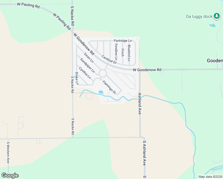 map of restaurants, bars, coffee shops, grocery stores, and more near 161 Flamingo Drive in Beecher