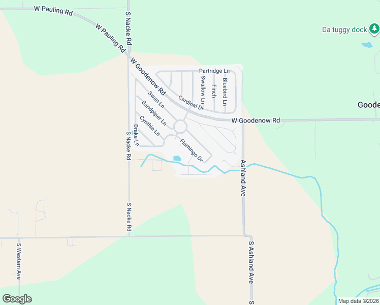 map of restaurants, bars, coffee shops, grocery stores, and more near 161 Flamingo Drive in Beecher