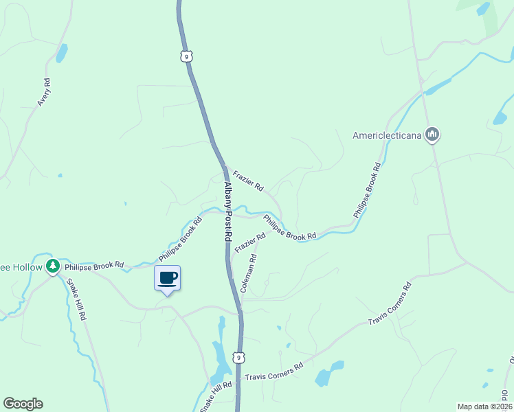 map of restaurants, bars, coffee shops, grocery stores, and more near 118 Philipse Brook Road in Philipstown