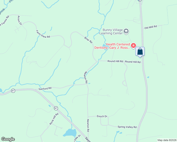 map of restaurants, bars, coffee shops, grocery stores, and more near 377 Newton Road in Woodbridge
