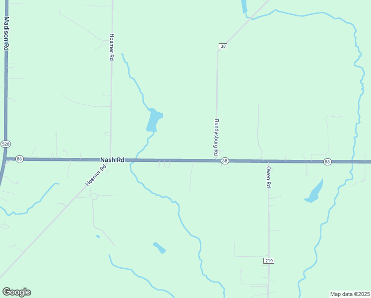map of restaurants, bars, coffee shops, grocery stores, and more near 16710 Nash Road in Middlefield