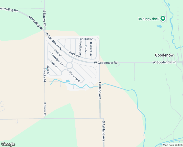 map of restaurants, bars, coffee shops, grocery stores, and more near 27616 Ashland Avenue in Beecher