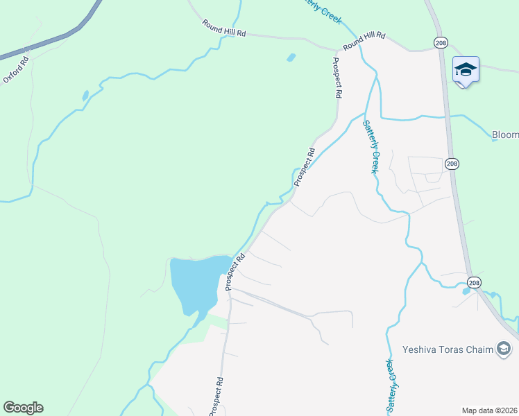 map of restaurants, bars, coffee shops, grocery stores, and more near 168 Prospect Road in Monroe