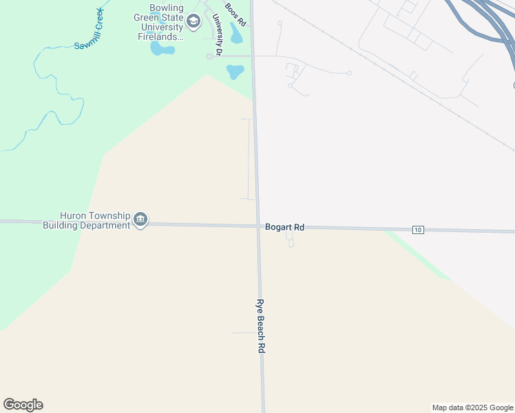 map of restaurants, bars, coffee shops, grocery stores, and more near 1156 Rye Beach Road in Huron