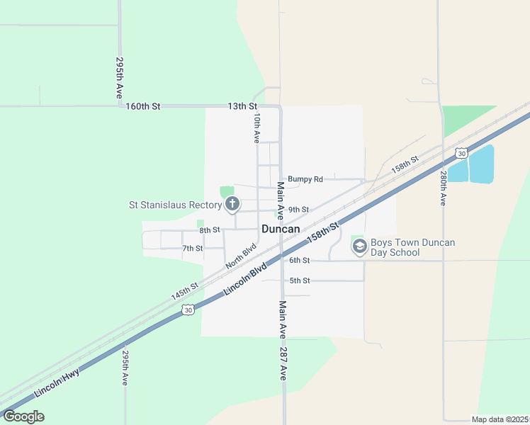 map of restaurants, bars, coffee shops, grocery stores, and more near in Duncan