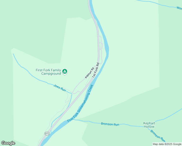 map of restaurants, bars, coffee shops, grocery stores, and more near 177 Teds Lane in Sinnamahoning