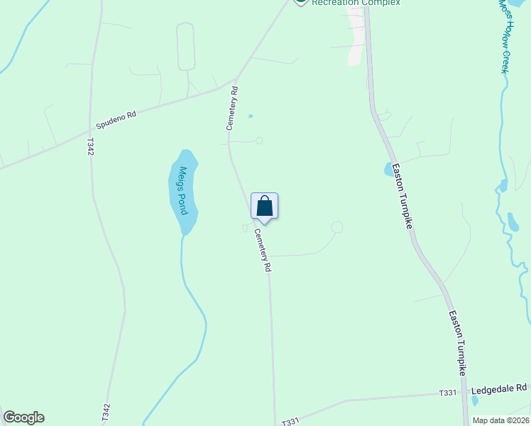 map of restaurants, bars, coffee shops, grocery stores, and more near 258C Cemetery Road in Hamlin