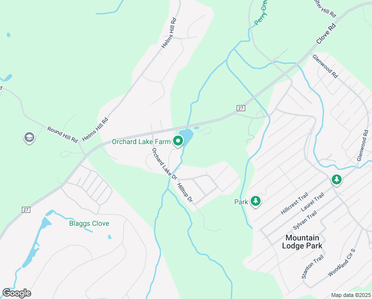 map of restaurants, bars, coffee shops, grocery stores, and more near 443 Clove Road in Monroe