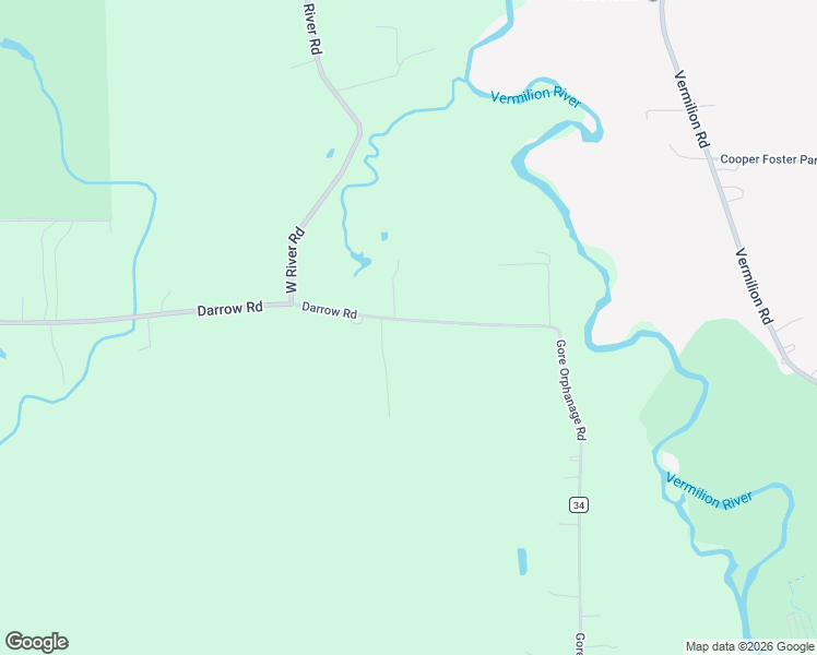 map of restaurants, bars, coffee shops, grocery stores, and more near 52369 Darrow Road in Vermilion