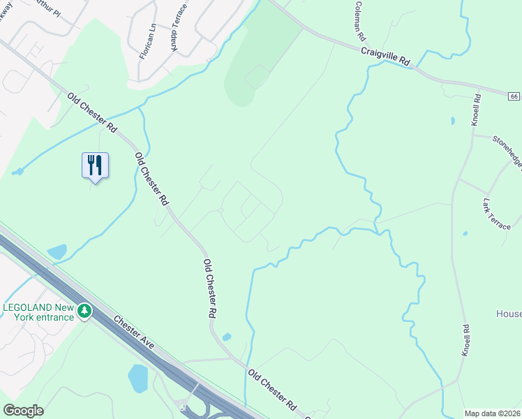 map of restaurants, bars, coffee shops, grocery stores, and more near 15 Holly Road in Goshen