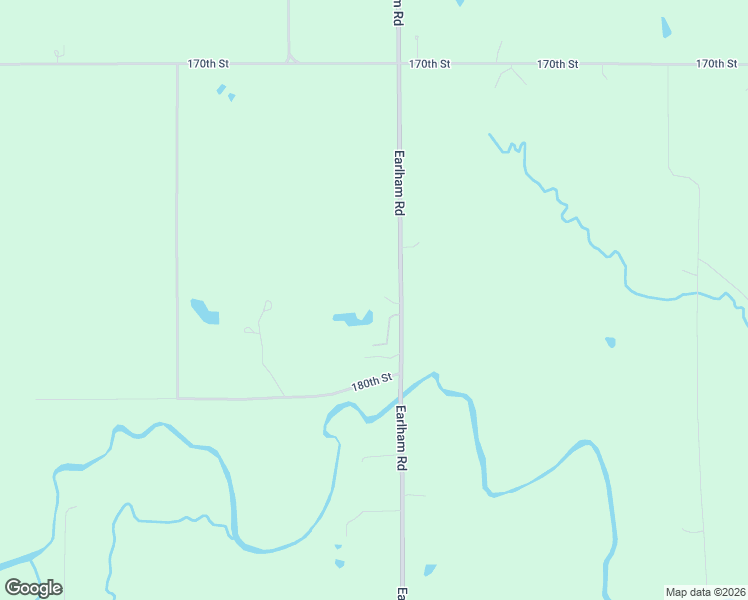map of restaurants, bars, coffee shops, grocery stores, and more near 1765 Earlham Road in Winterset