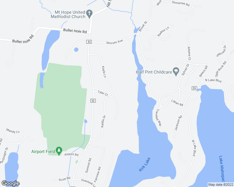 map of restaurants, bars, coffee shops, grocery stores, and more near 19 Tyler Court in Mahopac