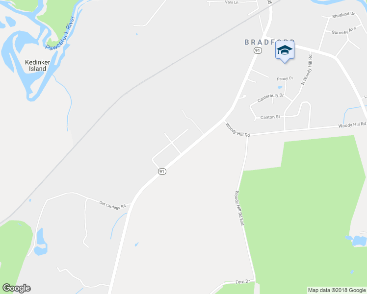 map of restaurants, bars, coffee shops, grocery stores, and more near 214 Bradford Road in Westerly