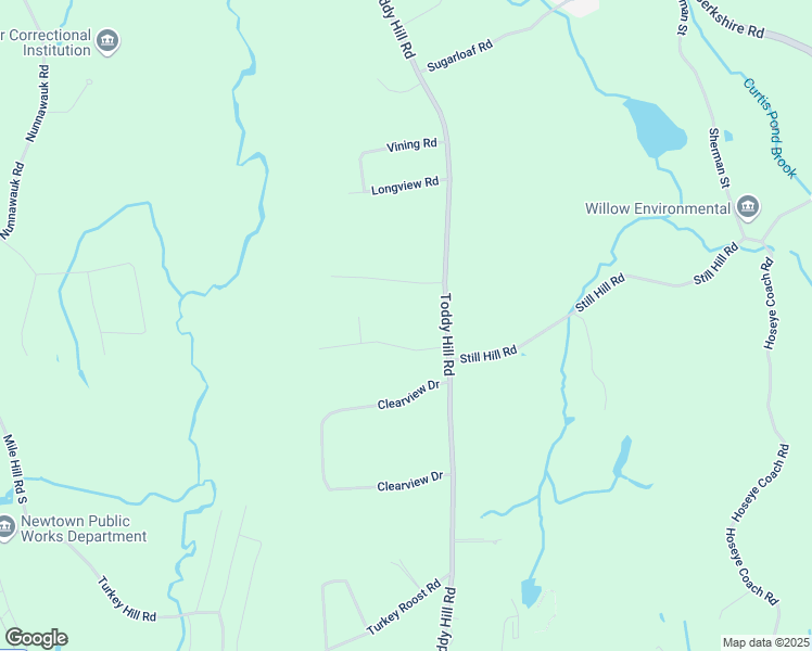 map of restaurants, bars, coffee shops, grocery stores, and more near 70 Toddy Hill Road in Newtown