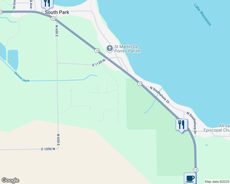 map of restaurants, bars, coffee shops, grocery stores, and more near 10903 North Dogleg Drive East in Syracuse