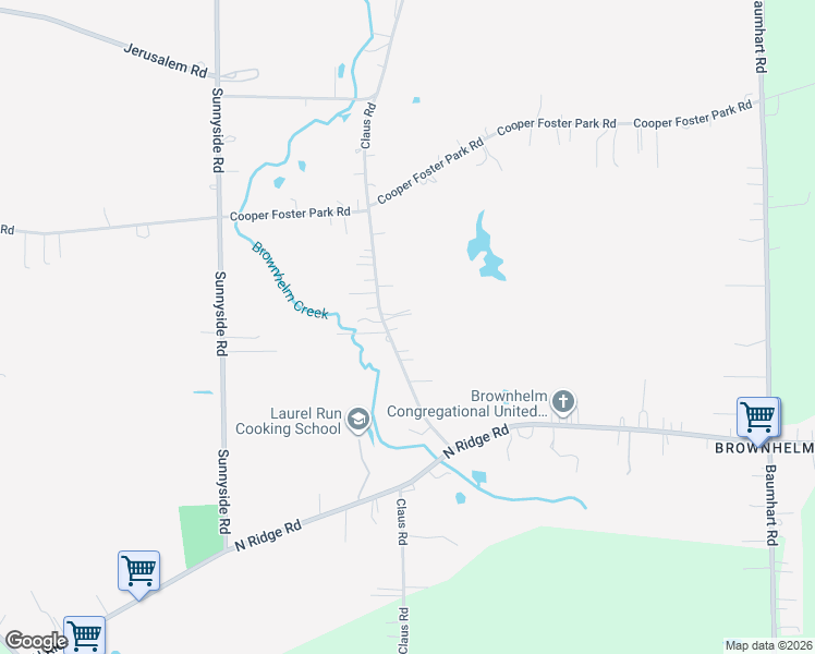 map of restaurants, bars, coffee shops, grocery stores, and more near 2255 Claus Rd in Vermilion