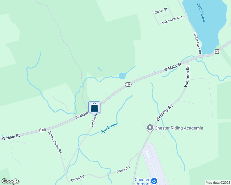 map of restaurants, bars, coffee shops, grocery stores, and more near 266 West Main Street in Chester