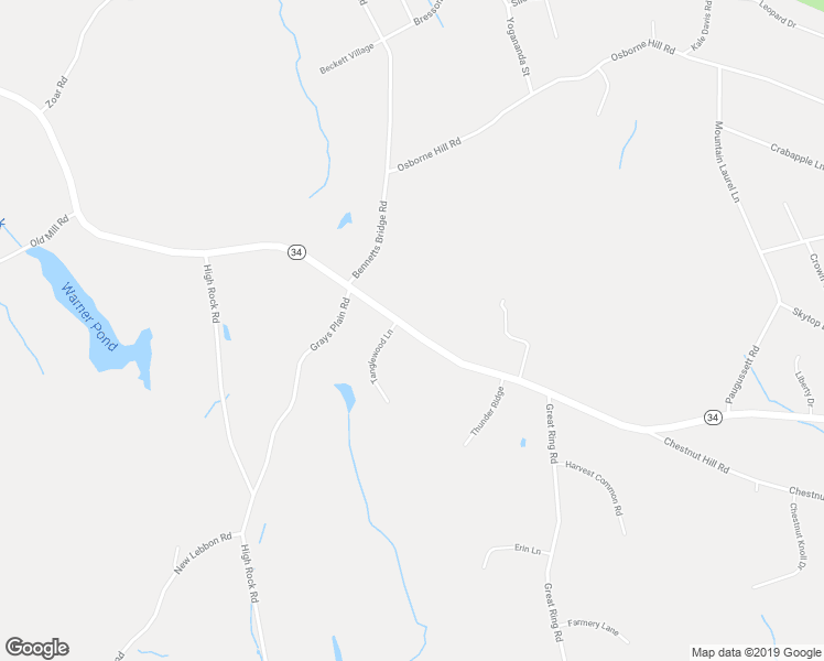 map of restaurants, bars, coffee shops, grocery stores, and more near 181 Berkshire Road in Newtown