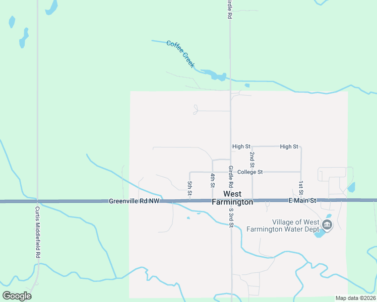 map of restaurants, bars, coffee shops, grocery stores, and more near 103 Grove Street in West Farmington