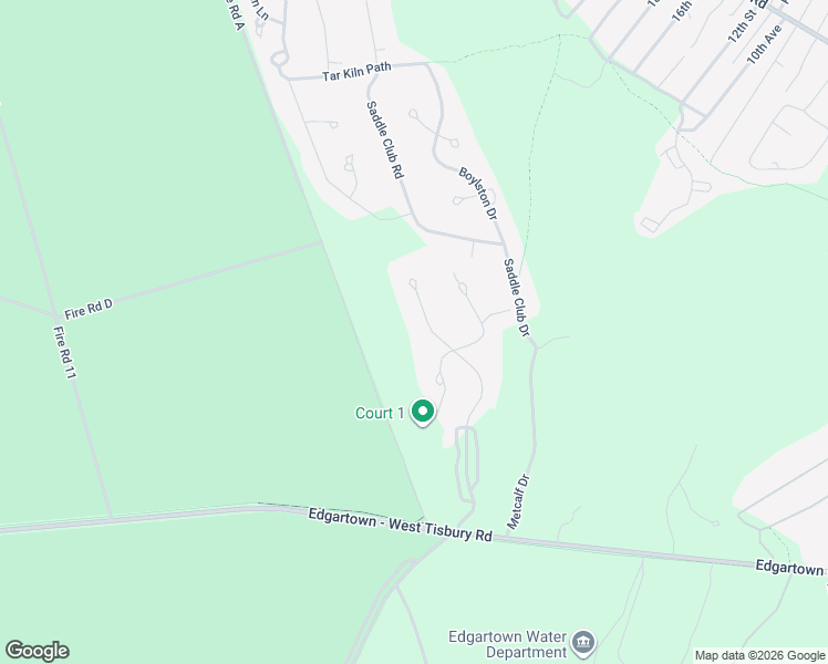 map of restaurants, bars, coffee shops, grocery stores, and more near 43 Bold Meadow Road in Edgartown