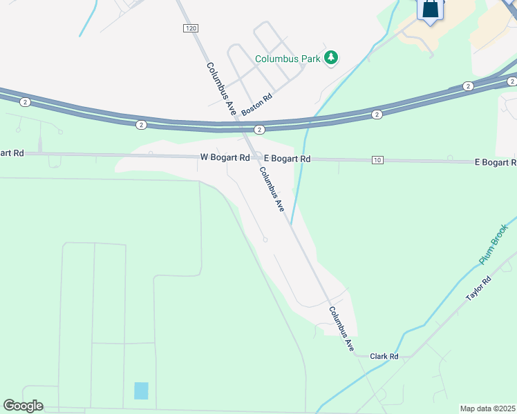 map of restaurants, bars, coffee shops, grocery stores, and more near 5409 Columbus Avenue in Sandusky