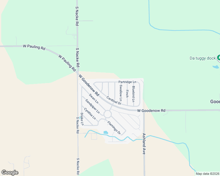 map of restaurants, bars, coffee shops, grocery stores, and more near 13 Bobwhite Lane in Beecher