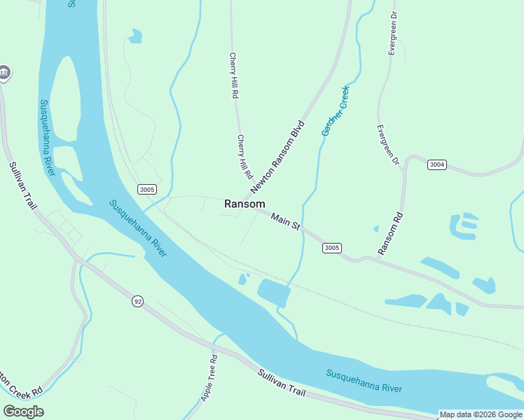 map of restaurants, bars, coffee shops, grocery stores, and more near 3020 Main Street in Ransom